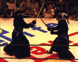 後楽園ホールにて撃剣試合